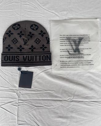 Cappellino di Lana Nero e Grigio