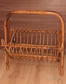 Portariviste in bamboo vintage 
