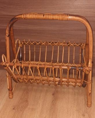 Portariviste in bamboo vintage 