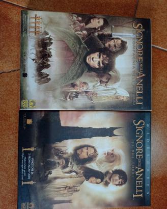 DVD il signore degli anelli episodio 1 e 2