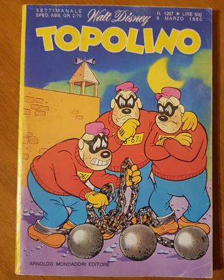 Topolino libretto Disney n.1267 del 9 Marzo 1980