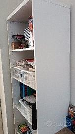 BESTÅ Scaffale, con 4 ripiani/bianco