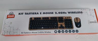 KIT TASTIERA E MOUSE WIRELESS YEAH