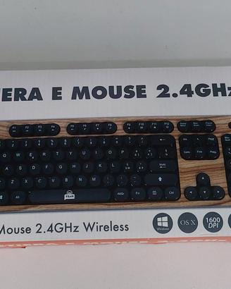 KIT TASTIERA E MOUSE WIRELESS YEAH