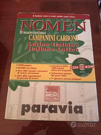 Dizionario latino italiano 