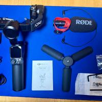 DJI RS 3 Mini e RODE VideoMic GO II Ultra-Compact