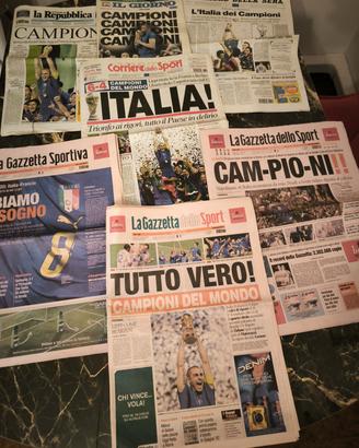 7 giornali  Italia campione del mondo 2006