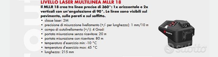 Laser multilinea MLLR 18