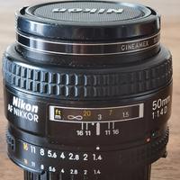  Obiettivo Nikon Nikkor AF 50 F1.4 D, 