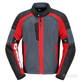 GIACCA TRAFORATA MOTO SPIDI TEKNE ROSSO PROTEZIONI
