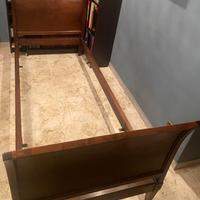 letto singolo in legno vero