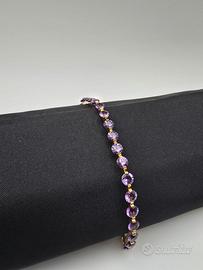 Bracciale Pianegonda Oro Giallo 18 Kt e Ametista