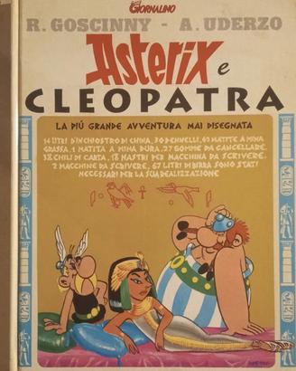 Libro a fumetti Asterix e Cleopatra