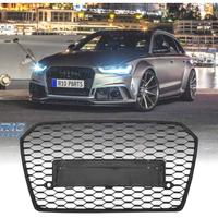 GRIGLIA PER AUDI A6 4G 14-18 LOOK RS6 NERO LUCIDO