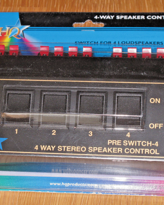 COMMUTATORE SWITCH CASSE 4 VIE - PRE SWITCH-4 HQ