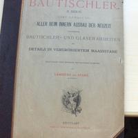 Cartella architettura tedesca rarità XIX sec