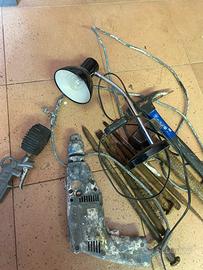 Attrezzi fai da te trapano smerigliatrice