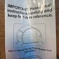 tenda da spiaggia 0/3  anni