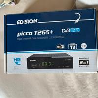 Decoder Edision DVB T2/C picco T265+