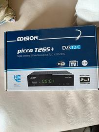 Decoder Edision DVB T2/C picco T265+