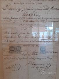 documento notarile del 1800