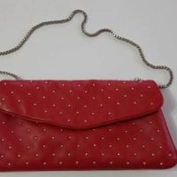 Borsa Orciani originale, in pelle colore rosso