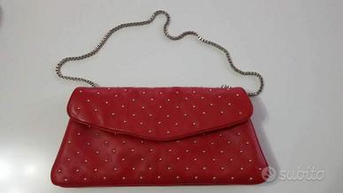 Borsa Orciani originale, in pelle colore rosso