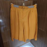 Gonna pantalone Les Copains 100% lino vintage 1