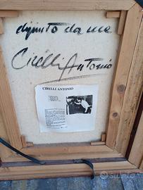 QUADRI AUTOGRAFATI DAL PITTORE CIRELLI ANTONIO