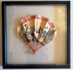 Antico ventaglio pubblicità ANIS DEL CARLOS 1920