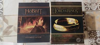 bluray trilogia signore degli anelli e lo hobbit 