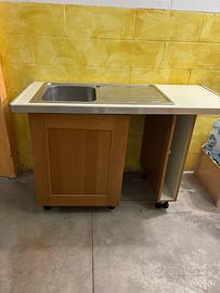 Mobile lavandino per cucina