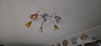 lampadario 5 luci attacco piccolo E14