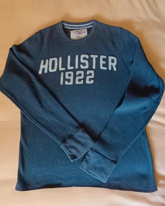 Maglia Hollister girocollo blu