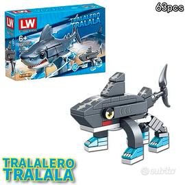 🦈 Tralalero Tralala – Lego 100 Pezzi