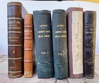 LIBRI DIVERSI RELIGIONE ETC. -  PERIODO FINE 1800