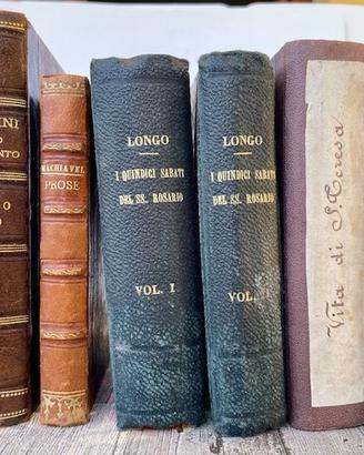 LIBRI DIVERSI RELIGIONE ETC. -  PERIODO FINE 1800