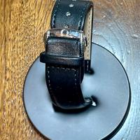 OMEGA fibbia deployante cinturino in pelle