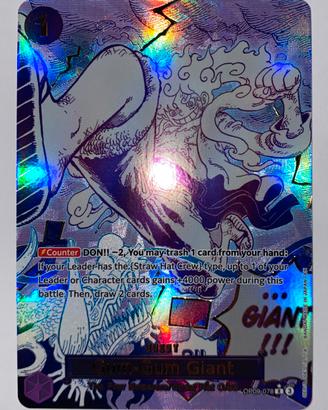 Gum Gum Giant luffy Op-09 manga event