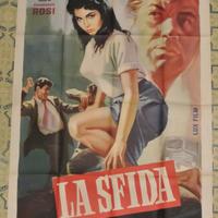 Manifesto film " La Sfida " 2F originale anni'60