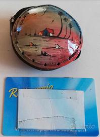Portamonete (coin purse) fatto e dipinto a mano