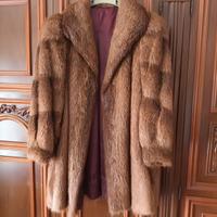 Pelliccia vera nutria vintage Marrone