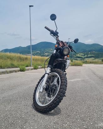 Honda SLR 650 Scrambler Rat Style Unica KM 7.477