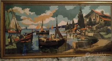 Arazzo artigianale in tessuto 