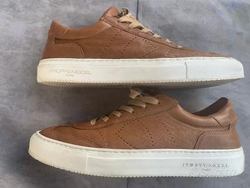 Scarpe Sneakers Uomo Philippe Model Paris In Pelle