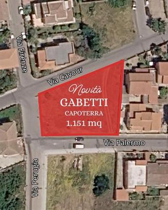 Terreno edificabile con affaccio su tre strade