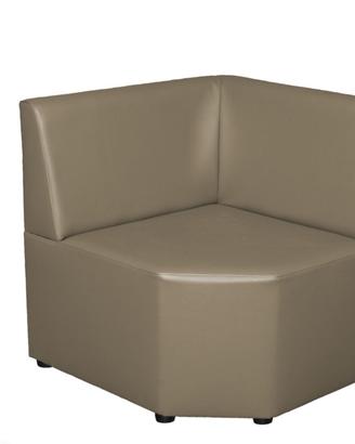 Divano angolare tortora