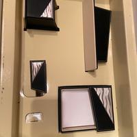 Set scrivania vera pelle . Valenti