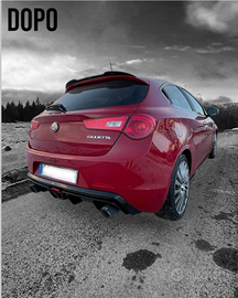 Spoiler Sportivo Nero Lucido Giulietta