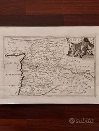 Antica mappa regione Mediorientale.Venezia 1738
